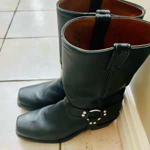 Black Leather Boots made in Canada